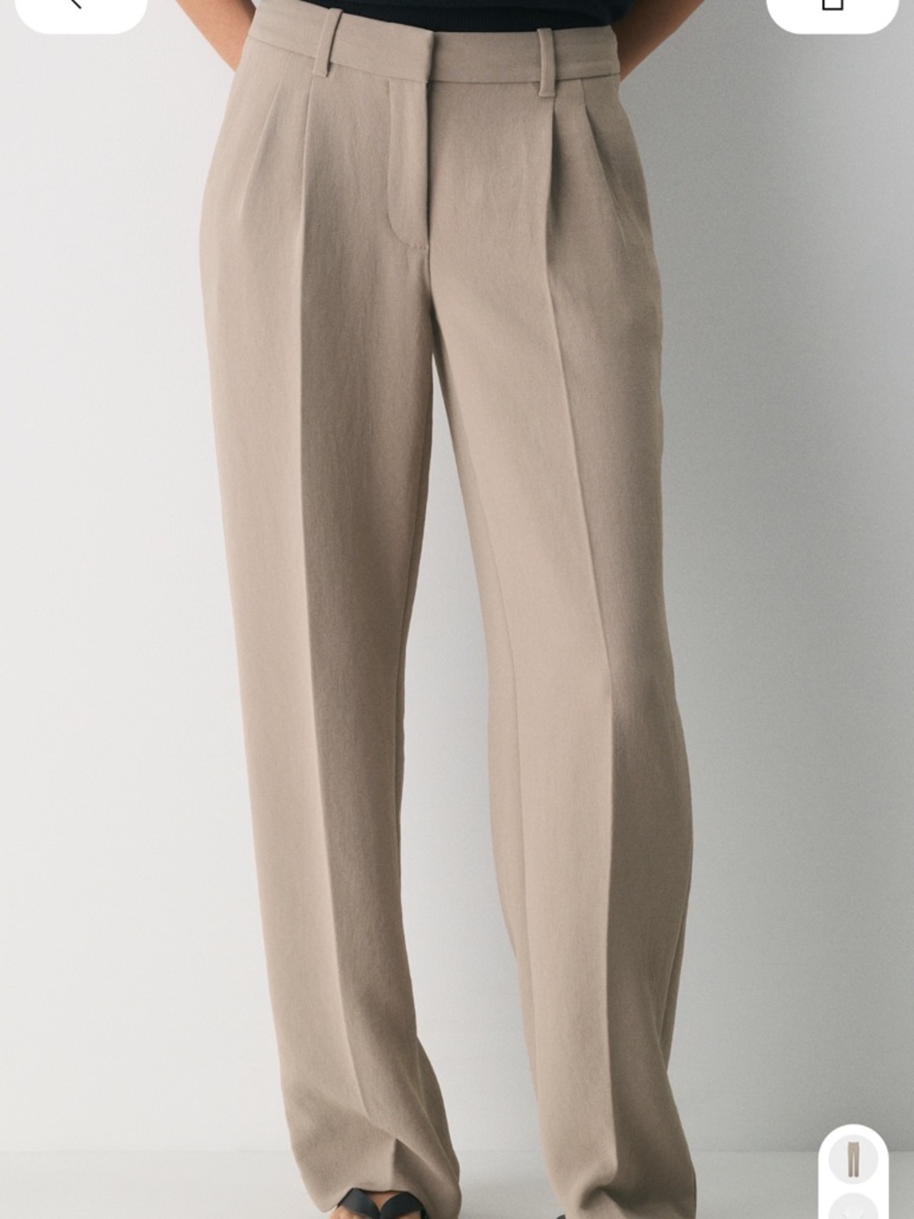 Aritzia low rise the effortless pant